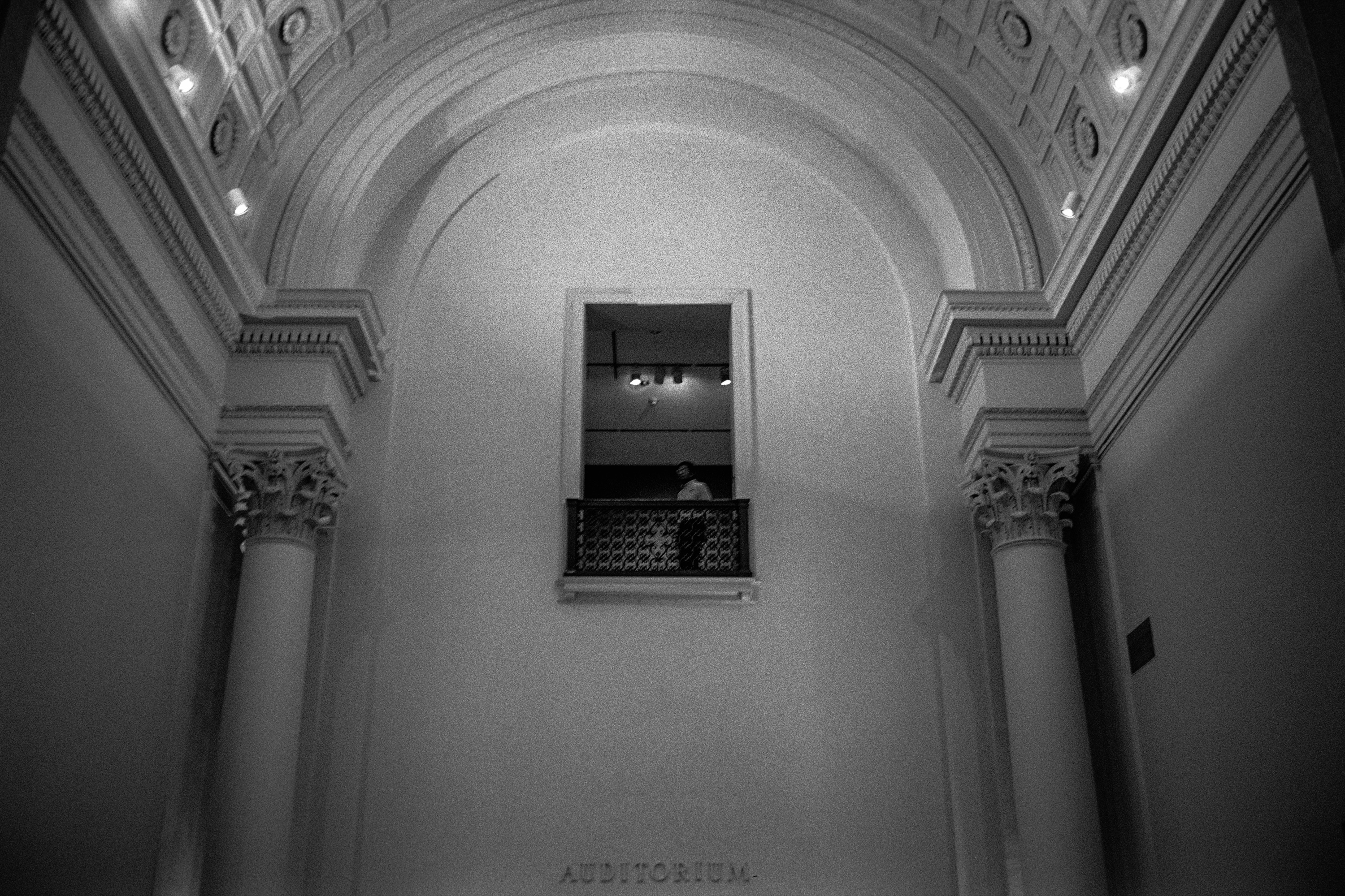 An Hour at the MIA: Auditorium arch and columns