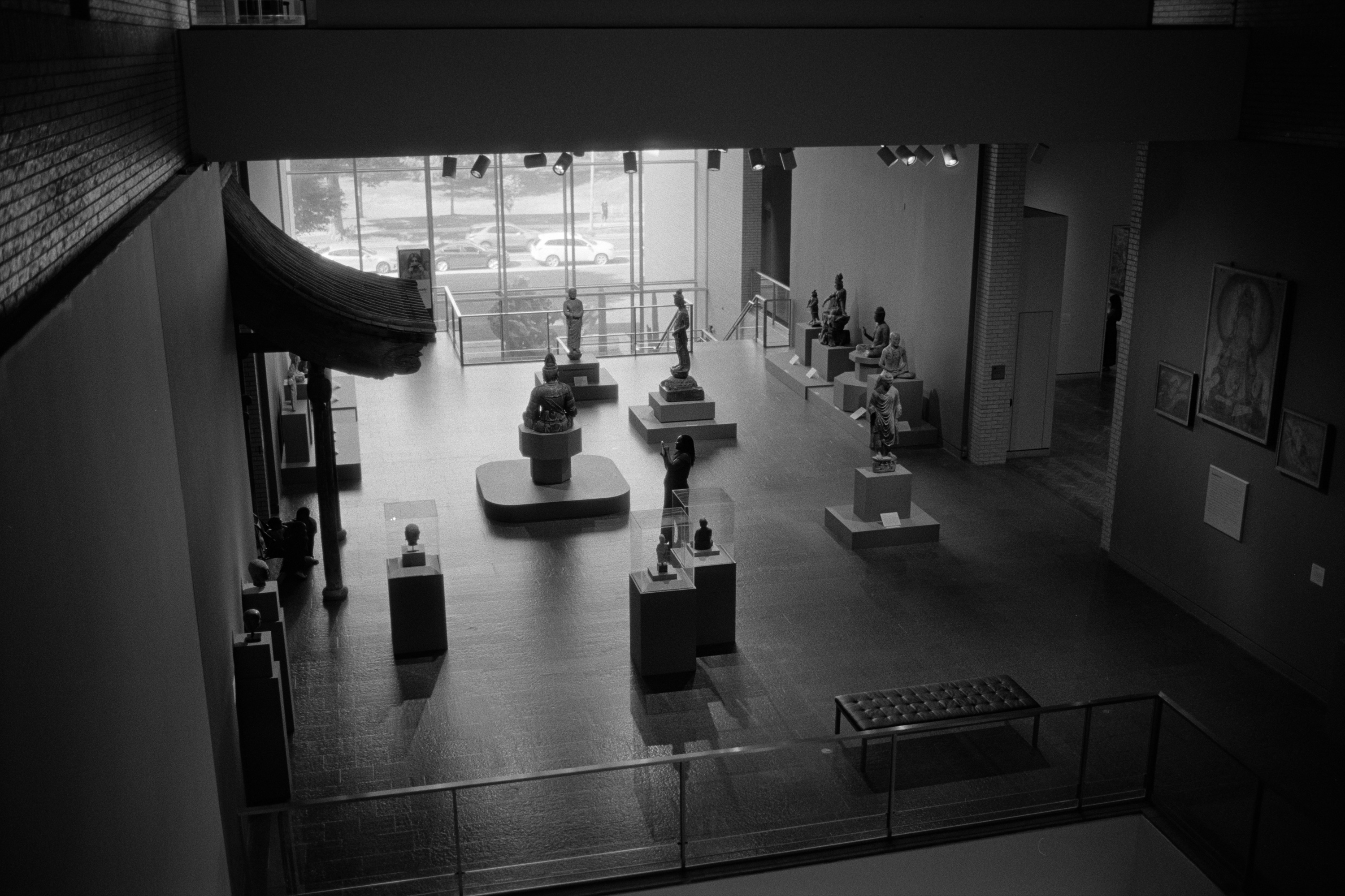 An Hour at the MIA: Sculpture court from above
