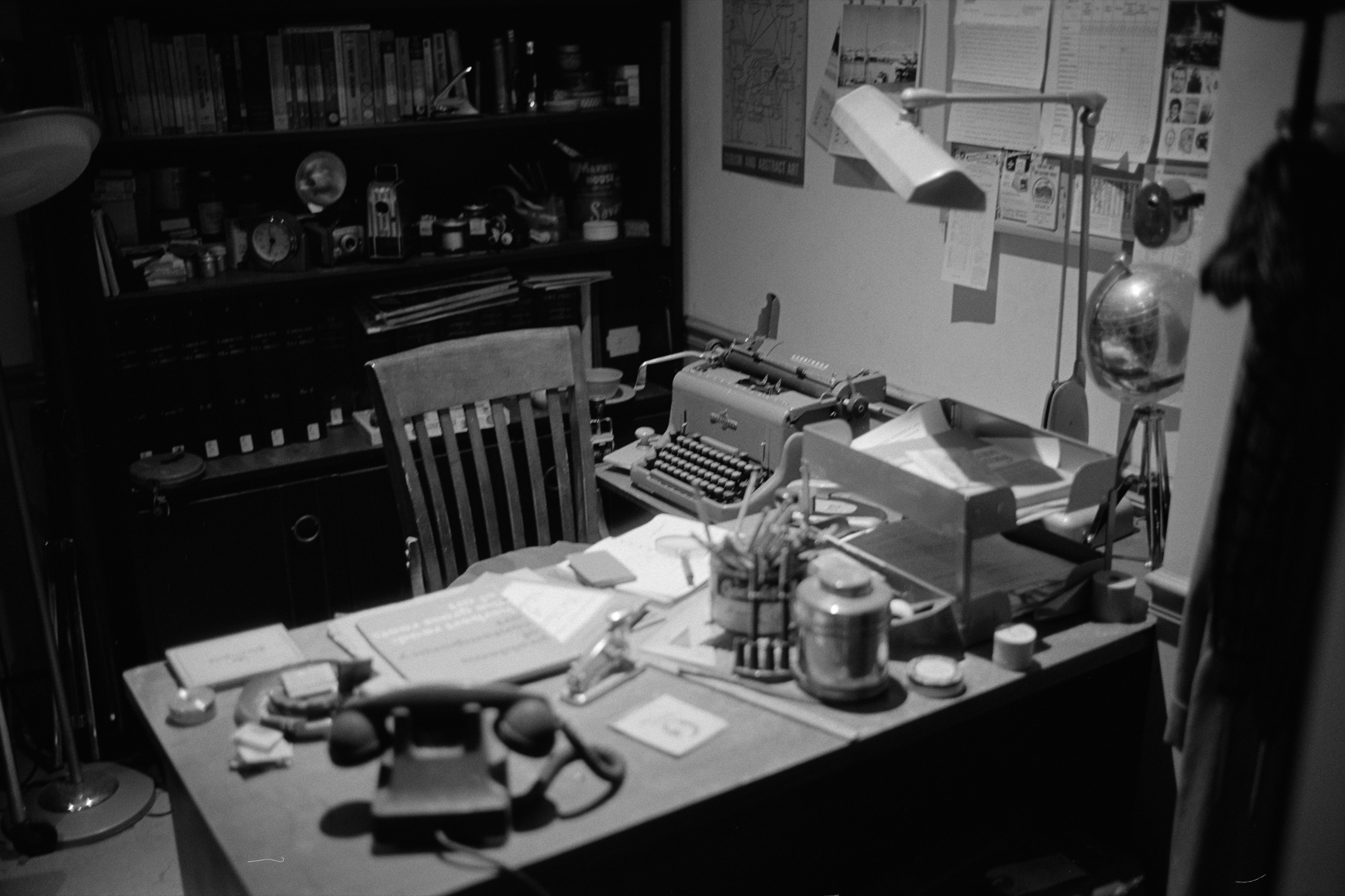 An Hour at the MIA: Period office, typewriter
