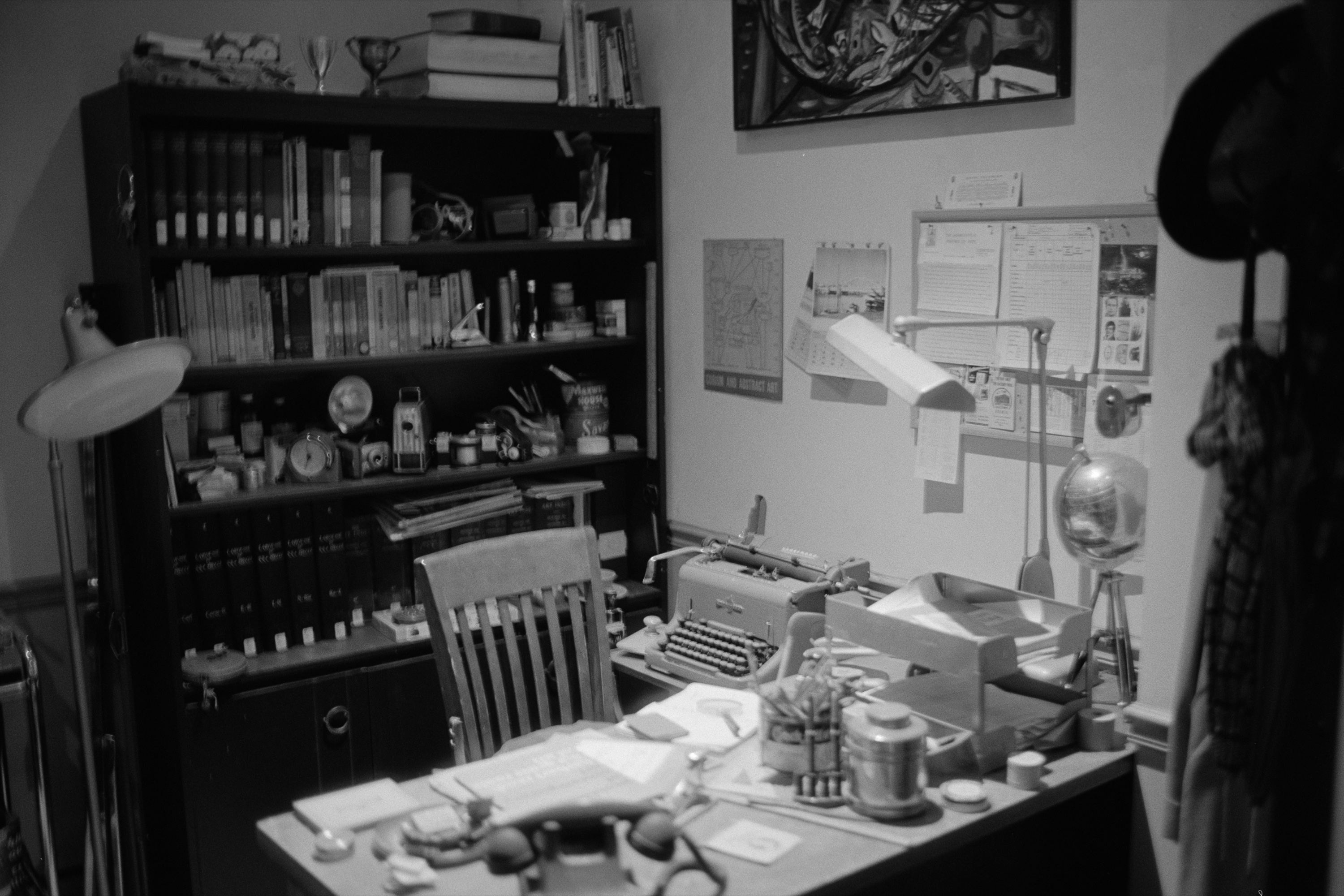 An Hour at the MIA: Period office, bookcase