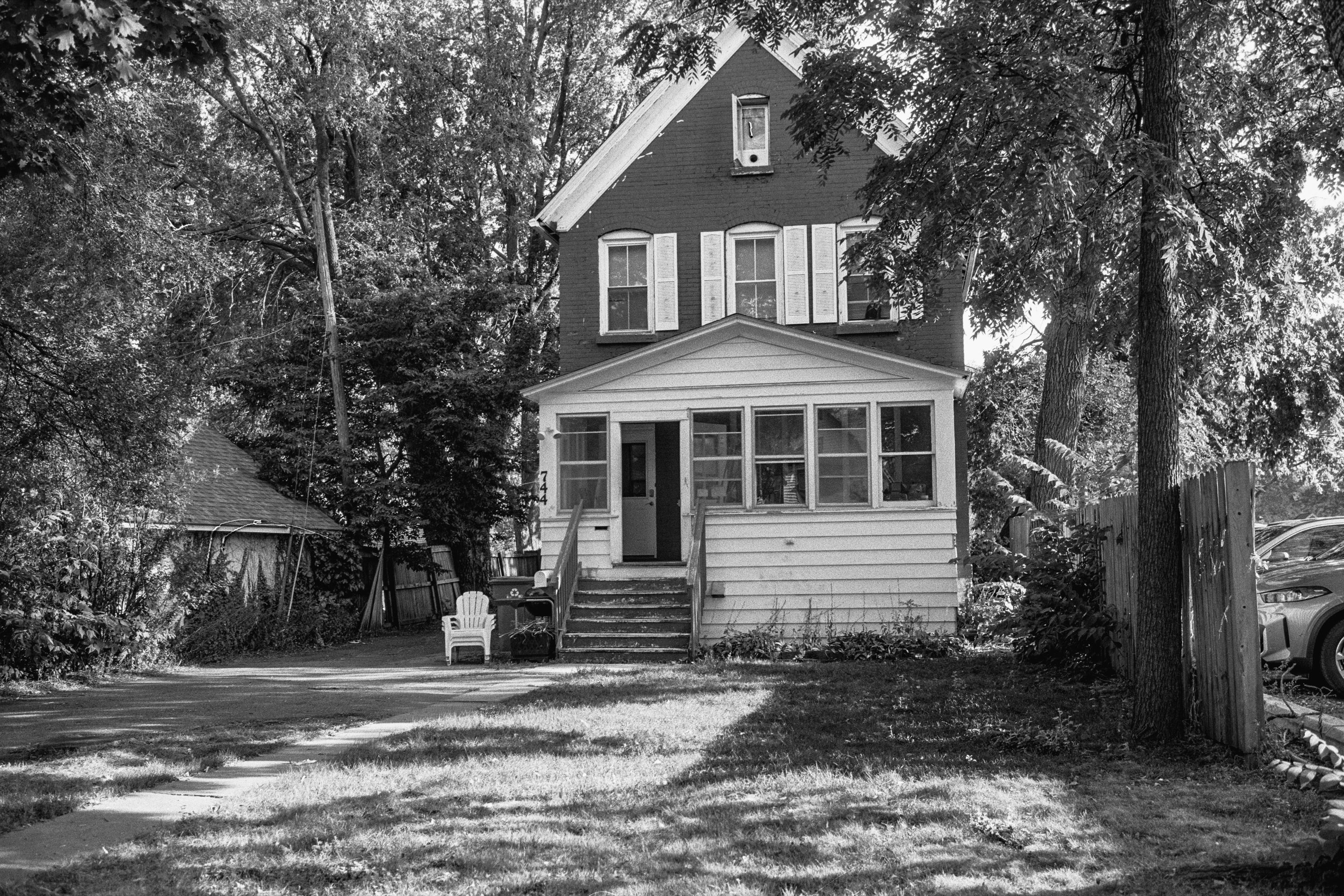 An Hour at the MIA: House behind the trees, New Prague
