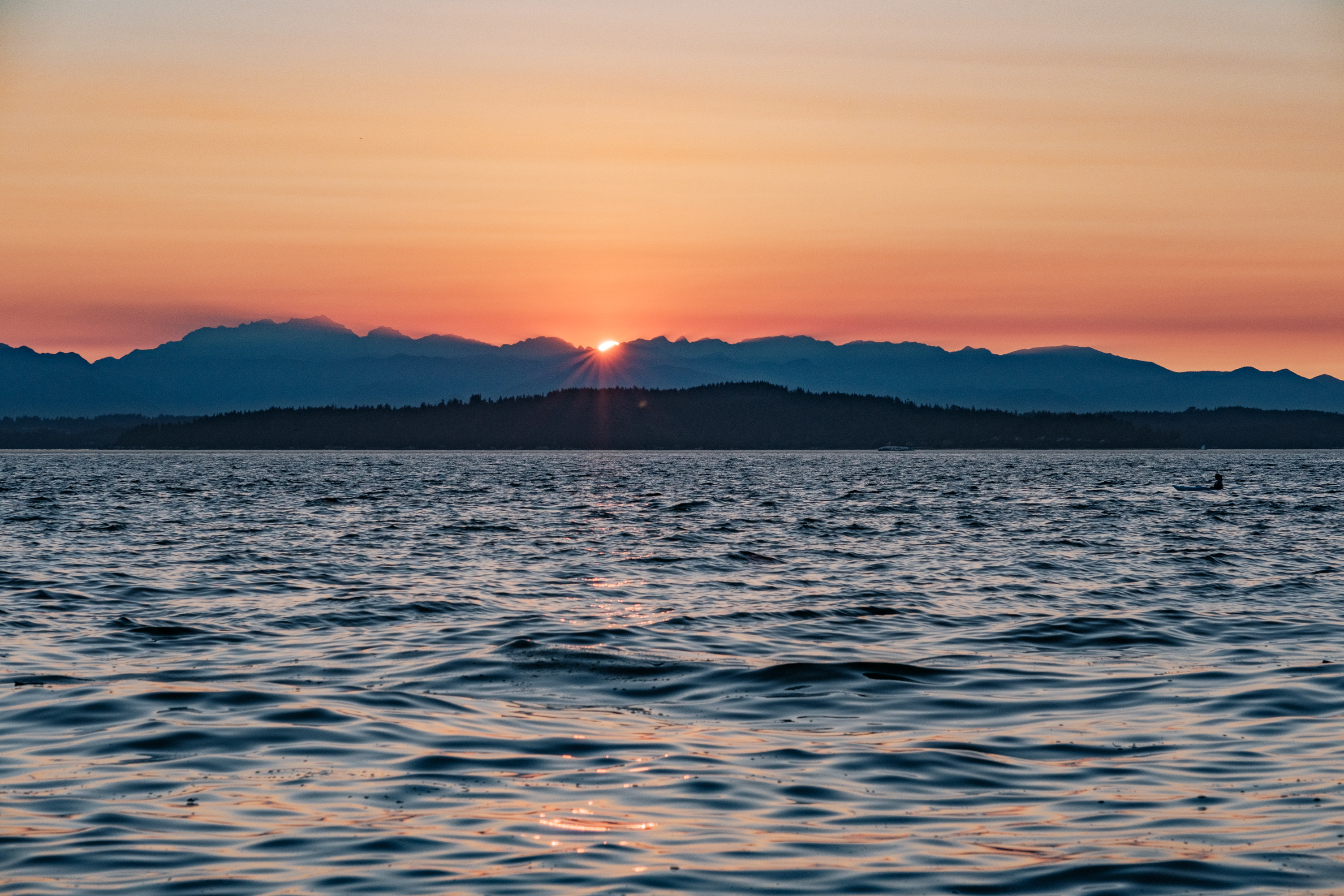 Chasing light on the Puget Sound