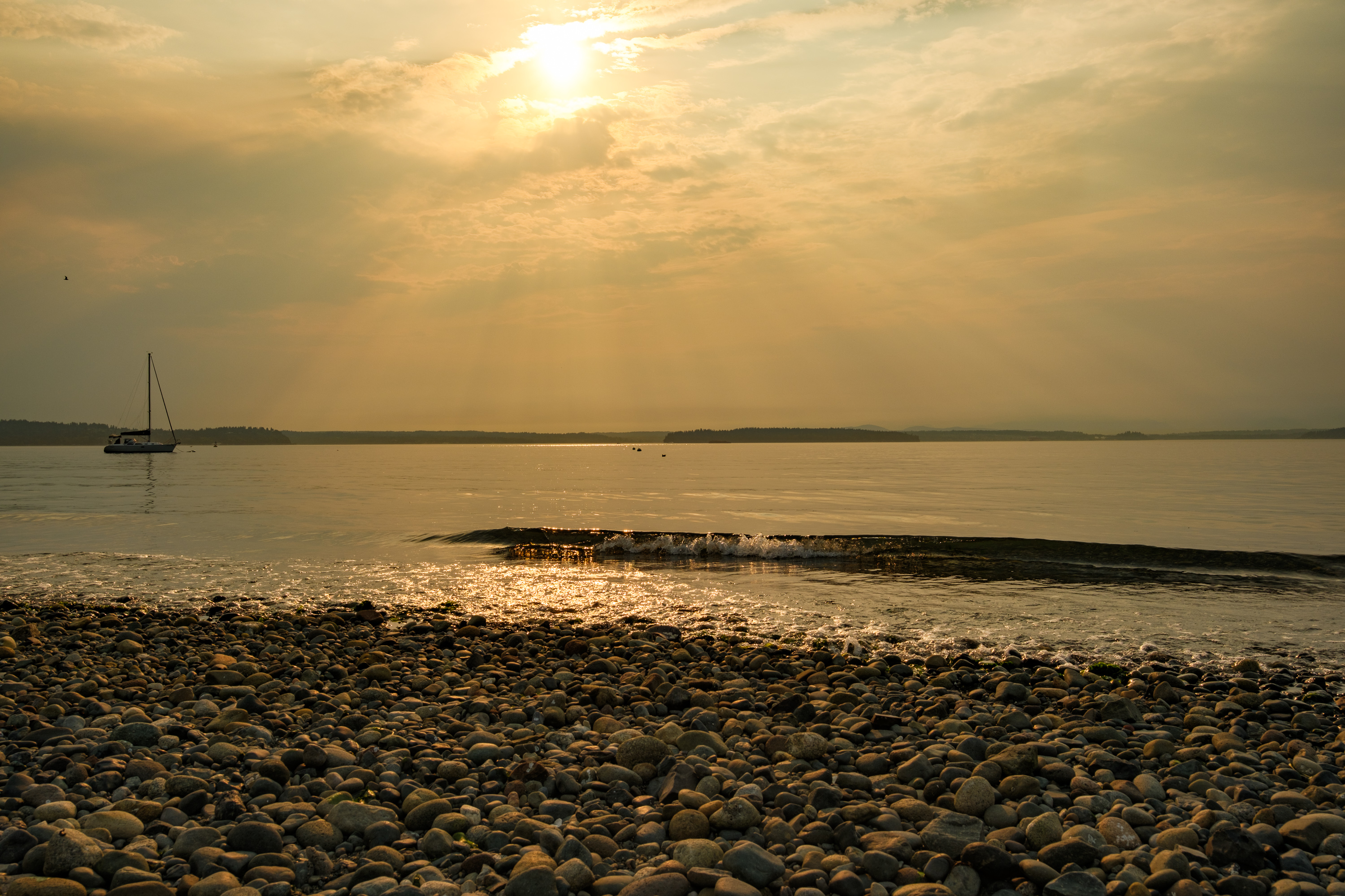 Chasing light on the Puget Sound