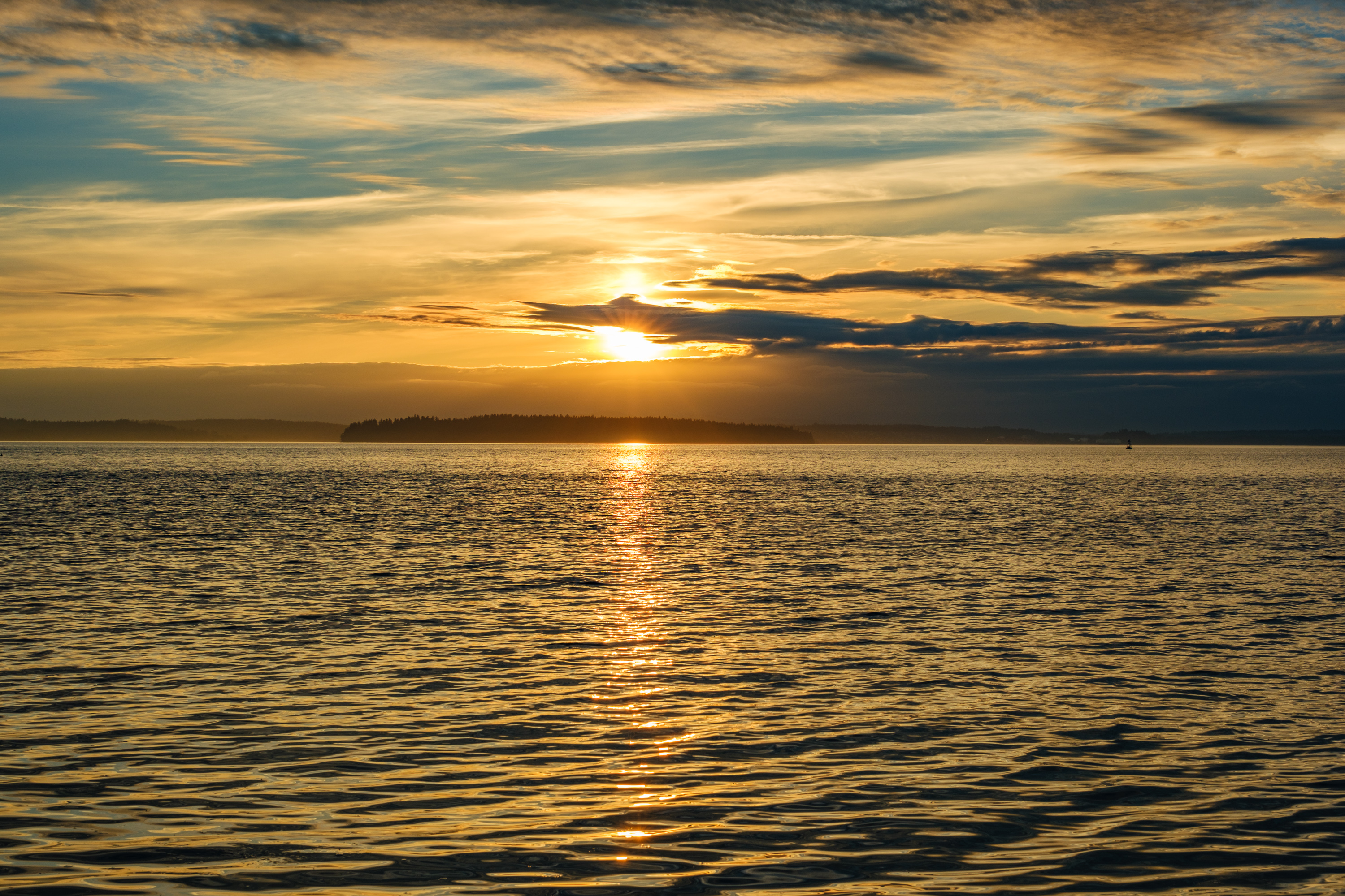 Chasing light on the Puget Sound