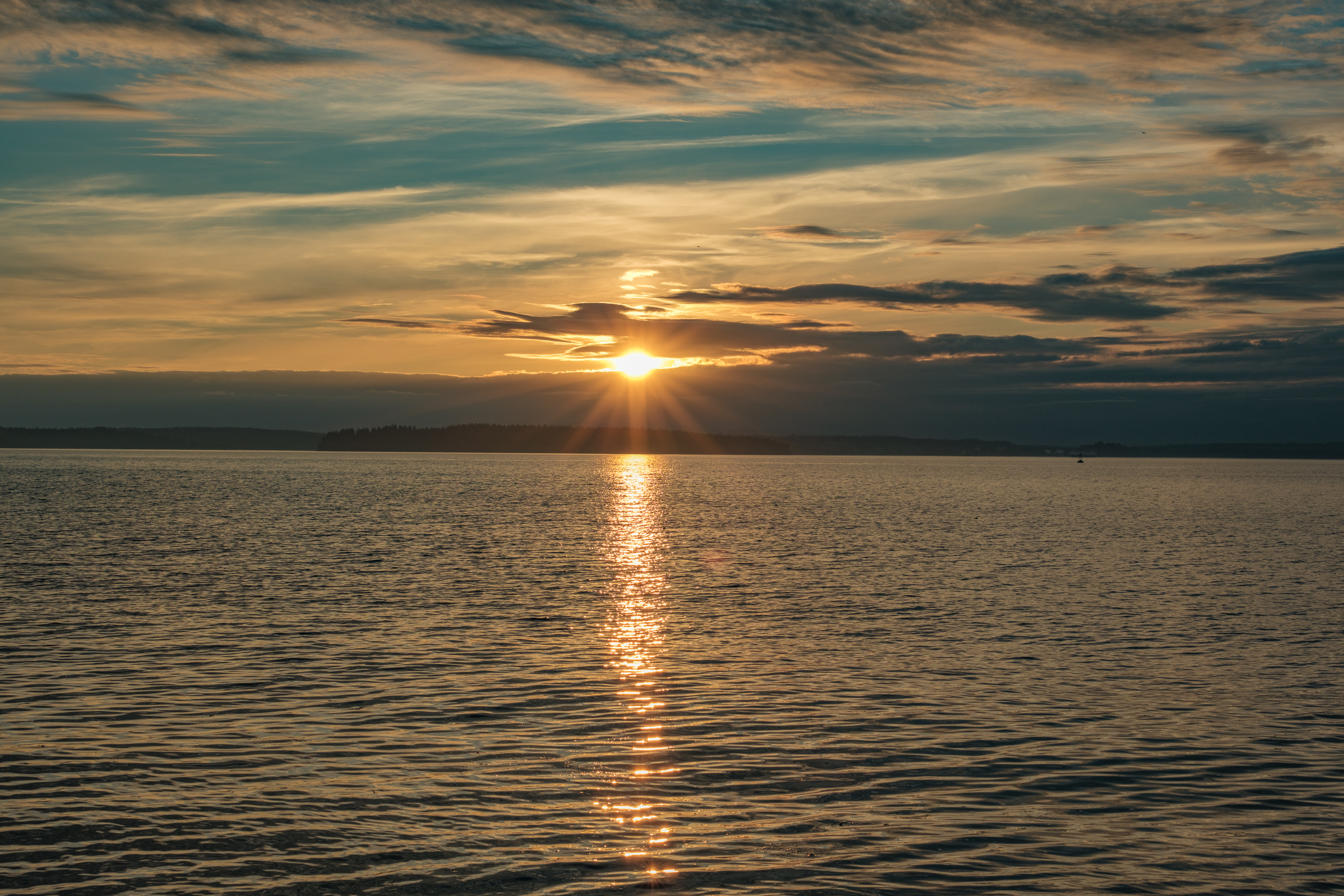 Chasing light on the Puget Sound