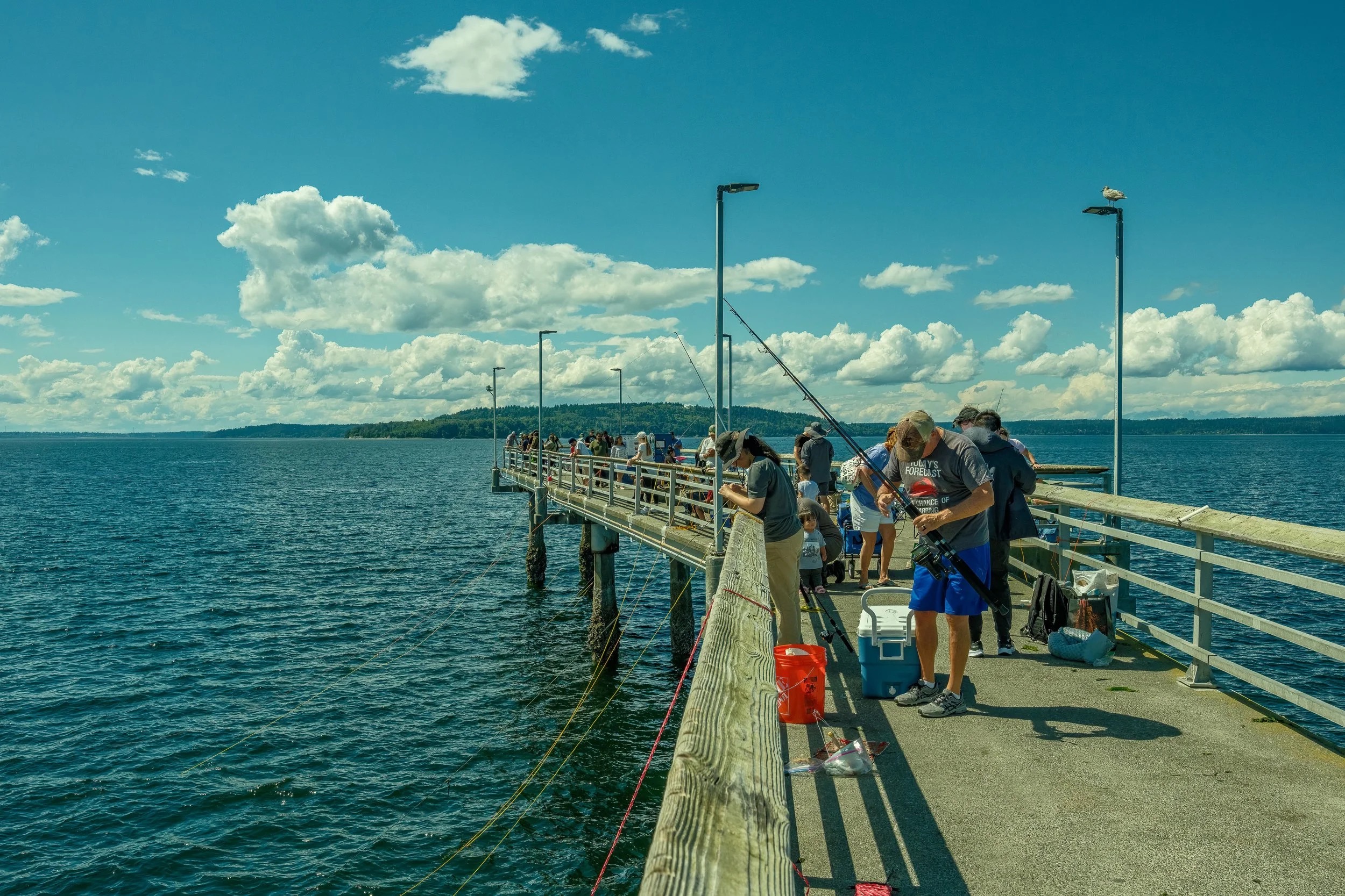 Pier and water