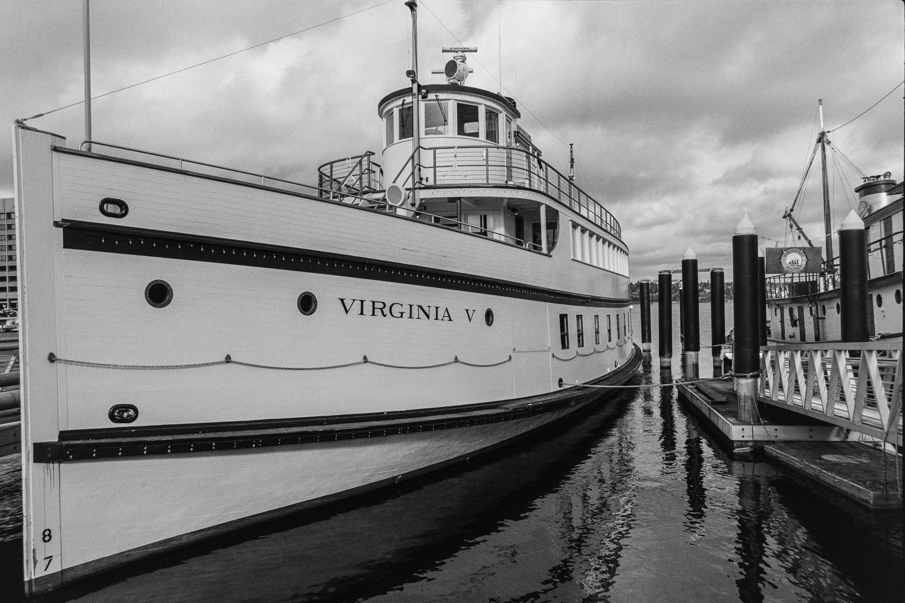 Steamship Virginia V at the dock