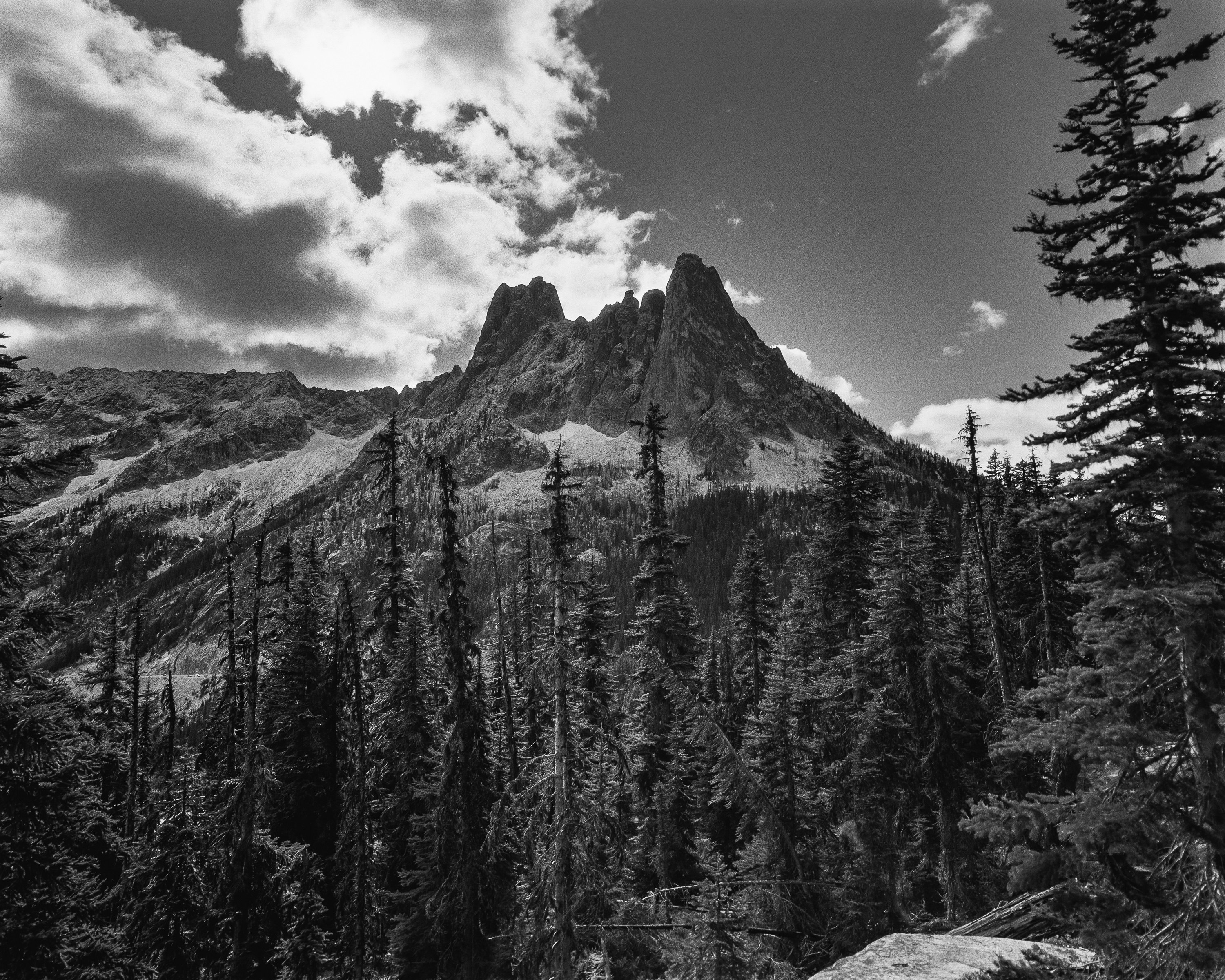 North Cascades Perspective: Liberty Bell Rising