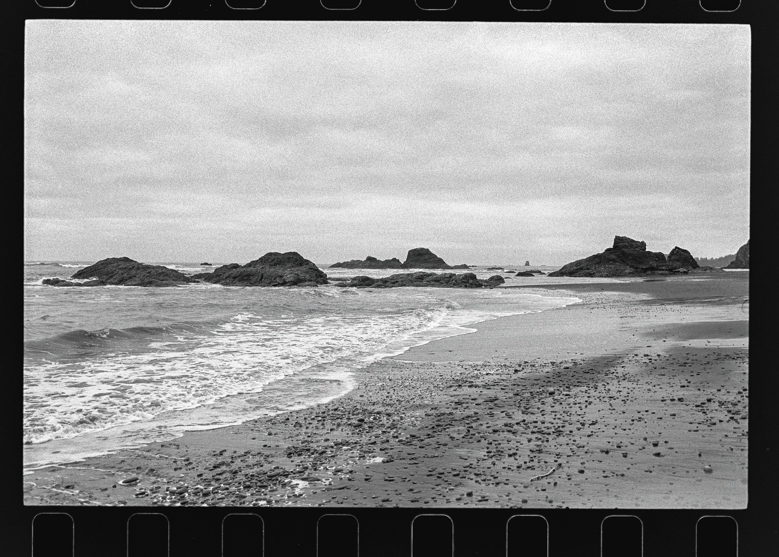 Surf and stacks on Ruby Beach