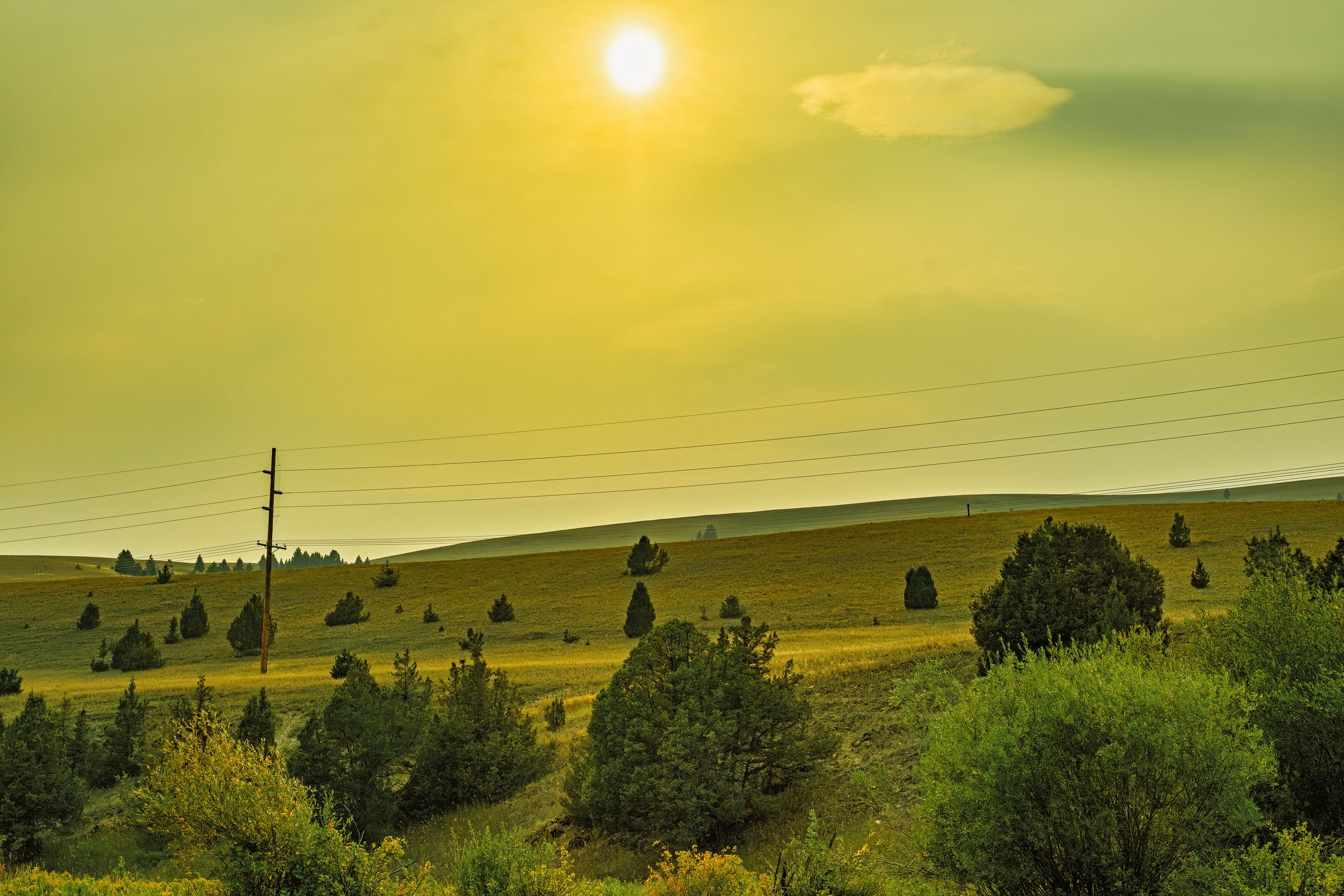 Montana smoky haze