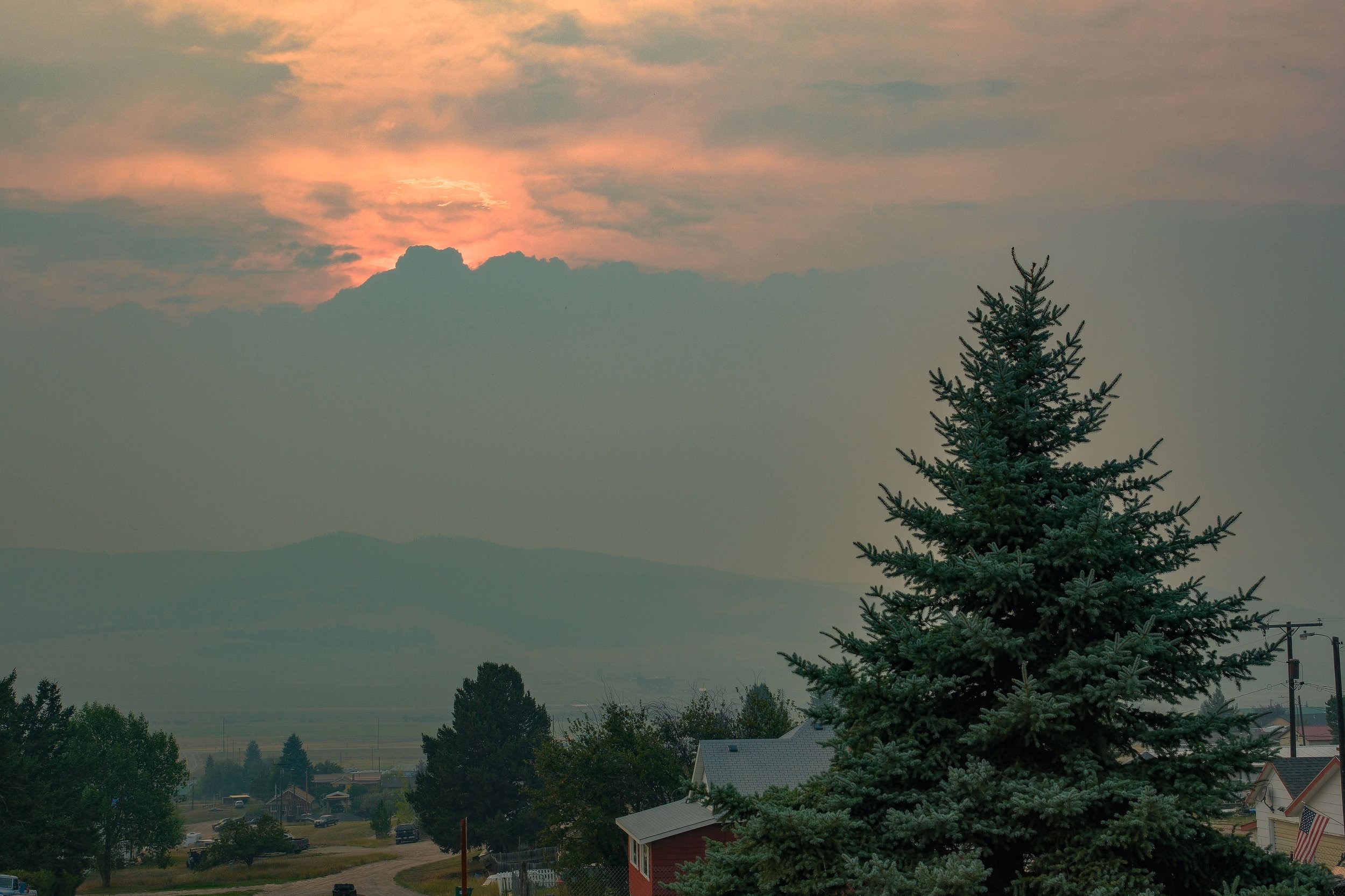 Montana smoky haze