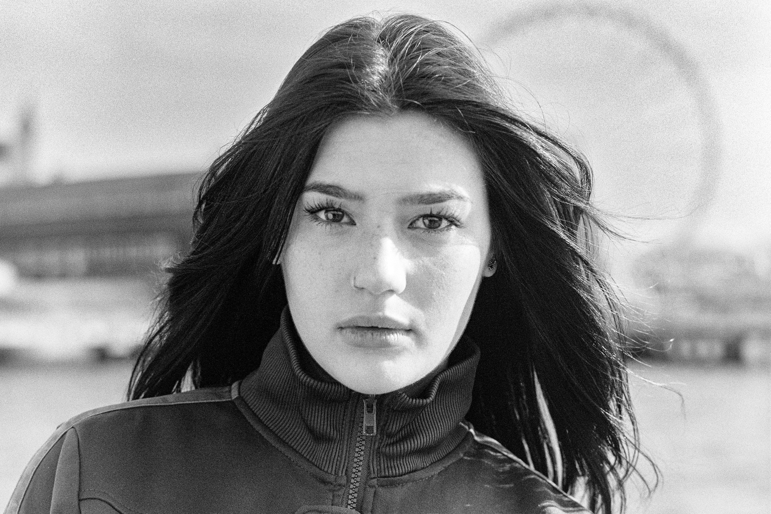 Close portrait, variation